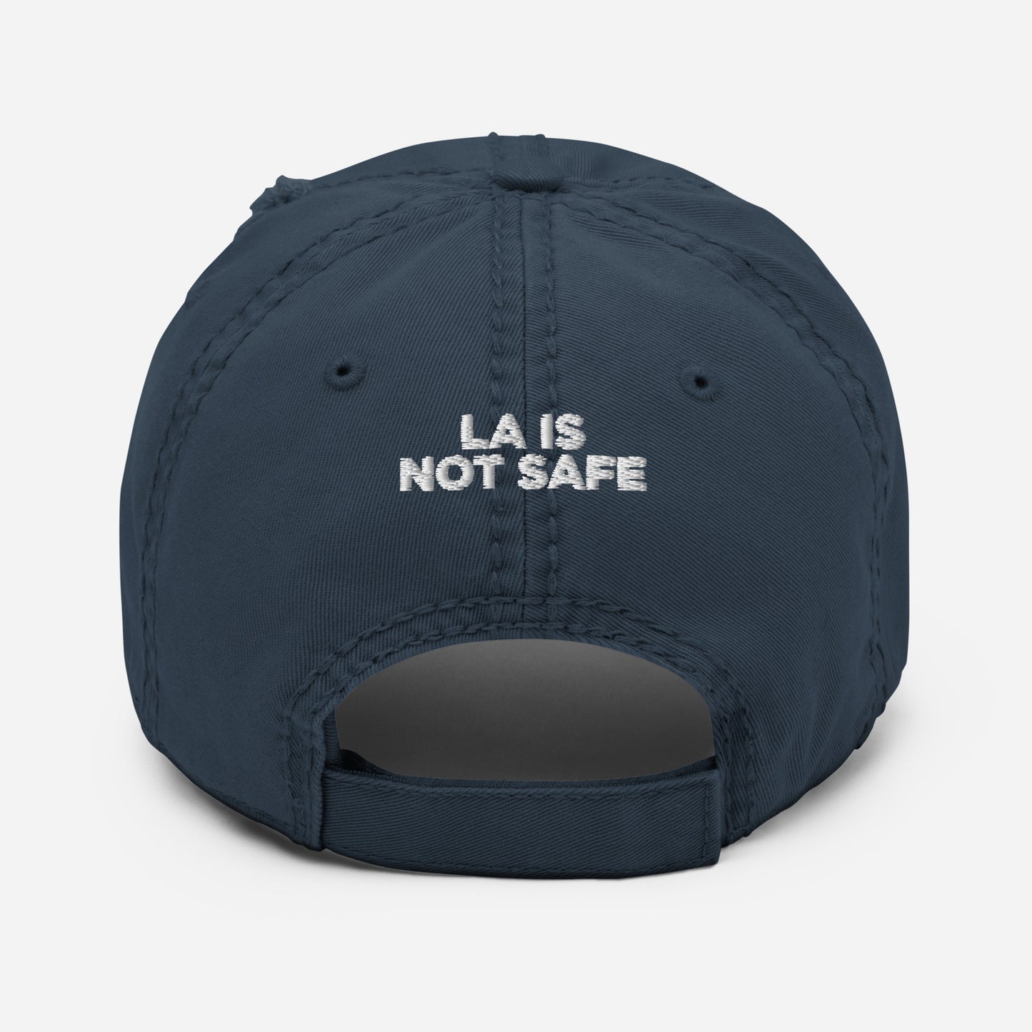 Yelo World LA IS NOT SAFE Distressed Dad Hat